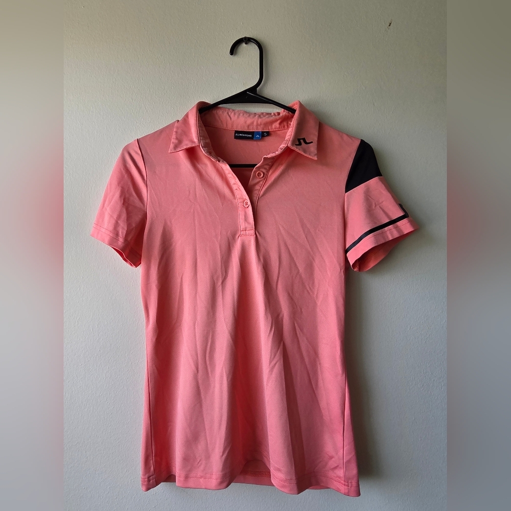 J Lindeberg Women's Pink Polo Shirt